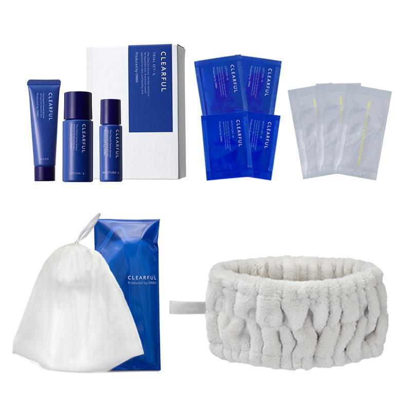 オルビス クリアフル14日間体験セットL(洗顔パウダー+ヘアバンド+泡立てネット+サンプル)