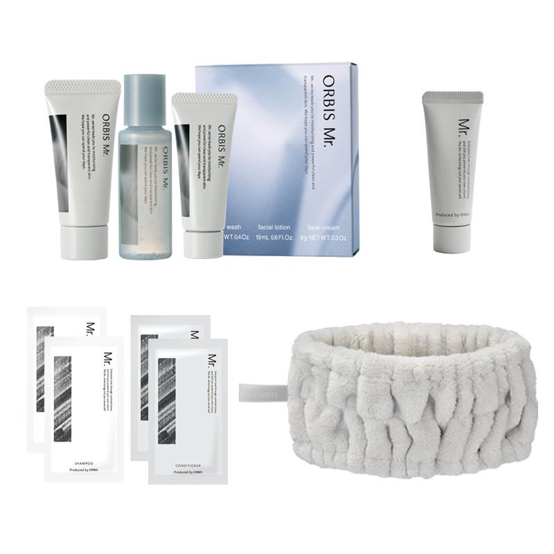 オルビス ミスター7日間体験セット(ヘアバンド+ヘアケア+スペシャル洗顔料7回分)