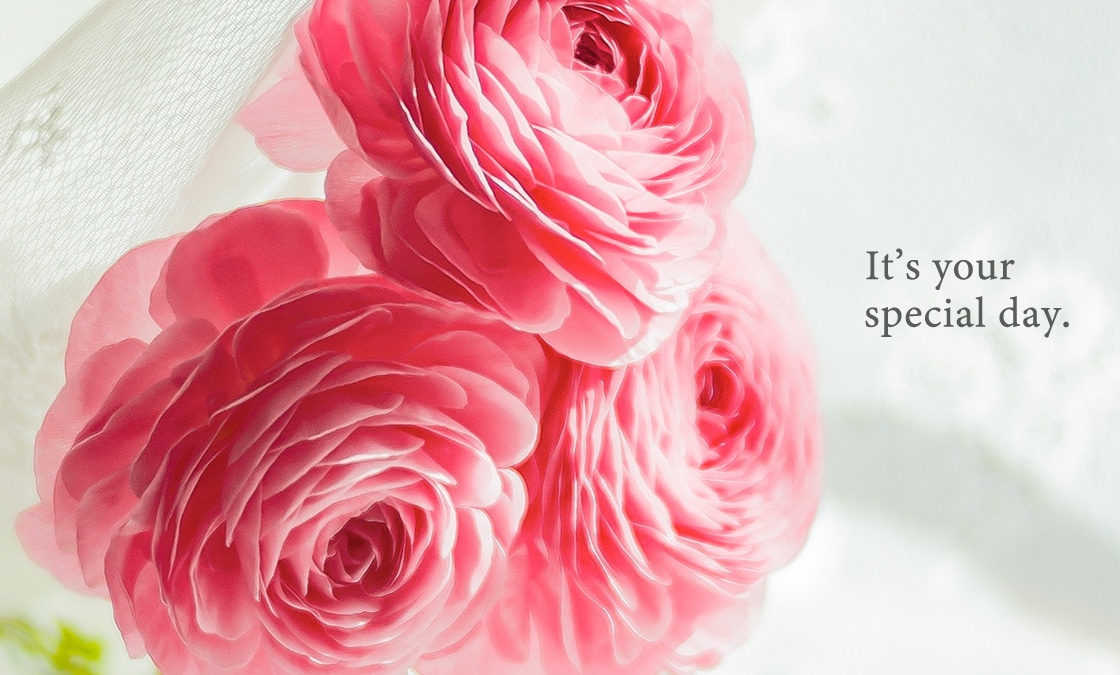 It’s your special day