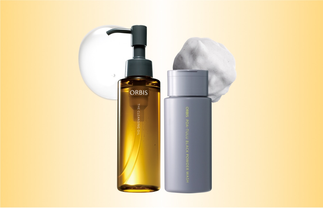 オルビス ザ クレンジングオイル・POA-TULU ブラックパウダーウォッシュ