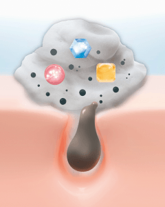 POA-TULU ブラックパウダーウォッシュの使用イメージ