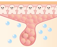 ポアレスキーププライマーの毛穴カバーイメージ