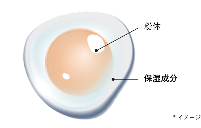 粉体・保湿成分 *イメージ