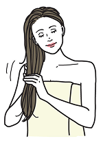 女性のイラスト
