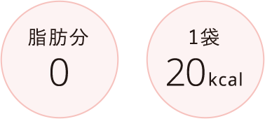 脂肪分0/1袋20kcal