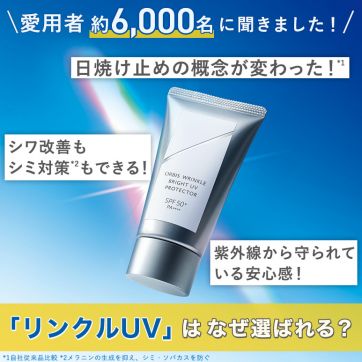【愛用者6000名に聞いた】「日焼け止めのイメージが変わった！*」リンクルUVはなぜ選ばれる？