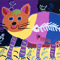 あのパッケージを描いたのは、世界の子どもたち。